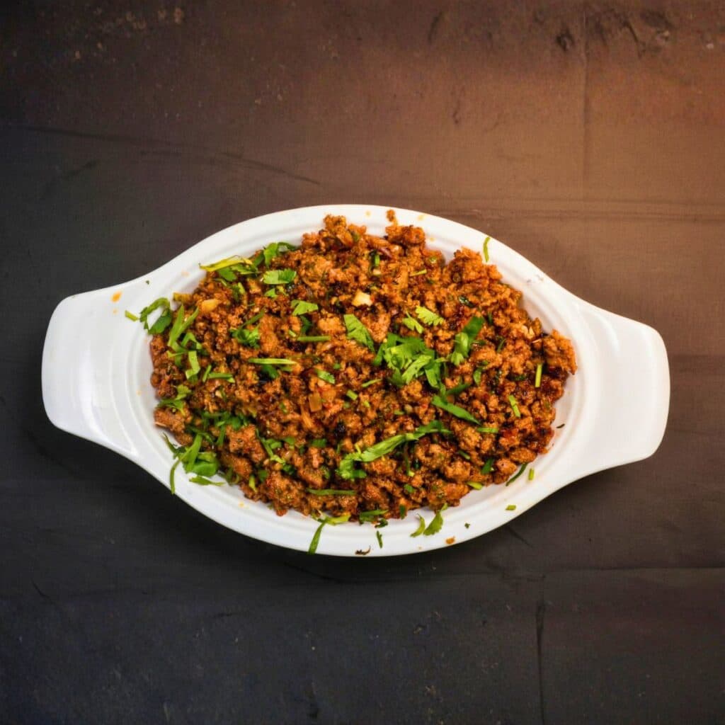 Chicken Qeema Fried