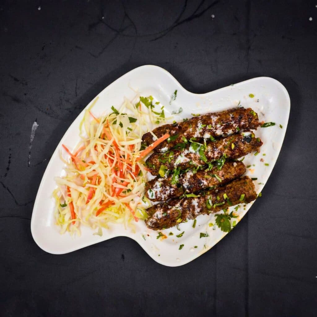 Mutton Seekh Kabaab (4 Piece)